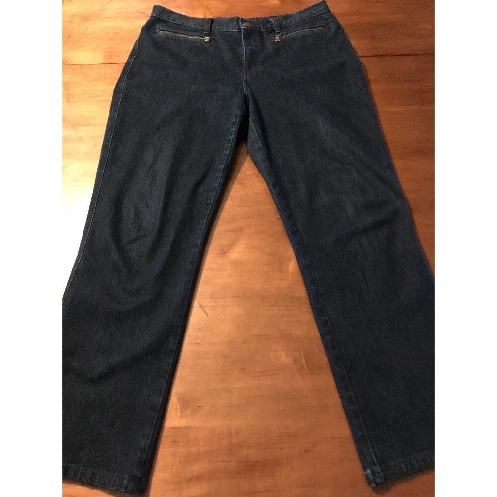 Ralph Lauren LRL Dark Blue Women’s Stretch  Jeans Size 12 X 28